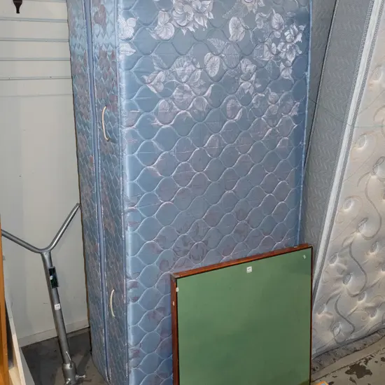 single bed base and mattress