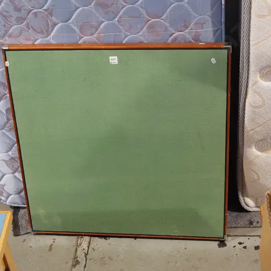 green felt card table