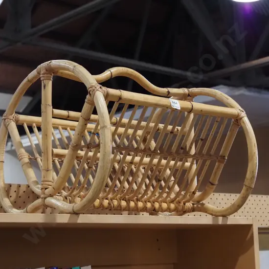 bamboo magazine rack