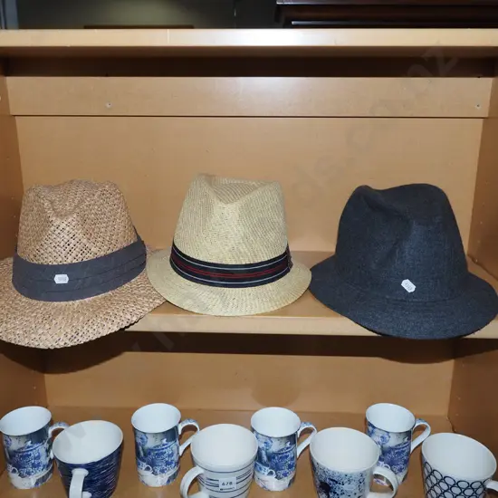 3x gents hats