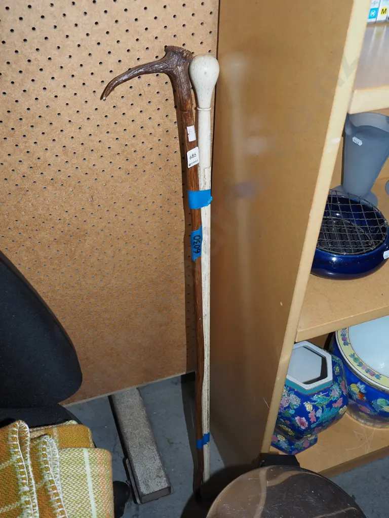 wood and bone walking sticks Image 1++