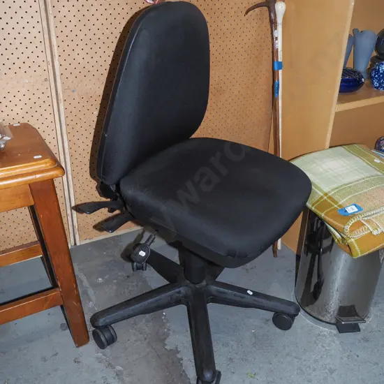 black office chair