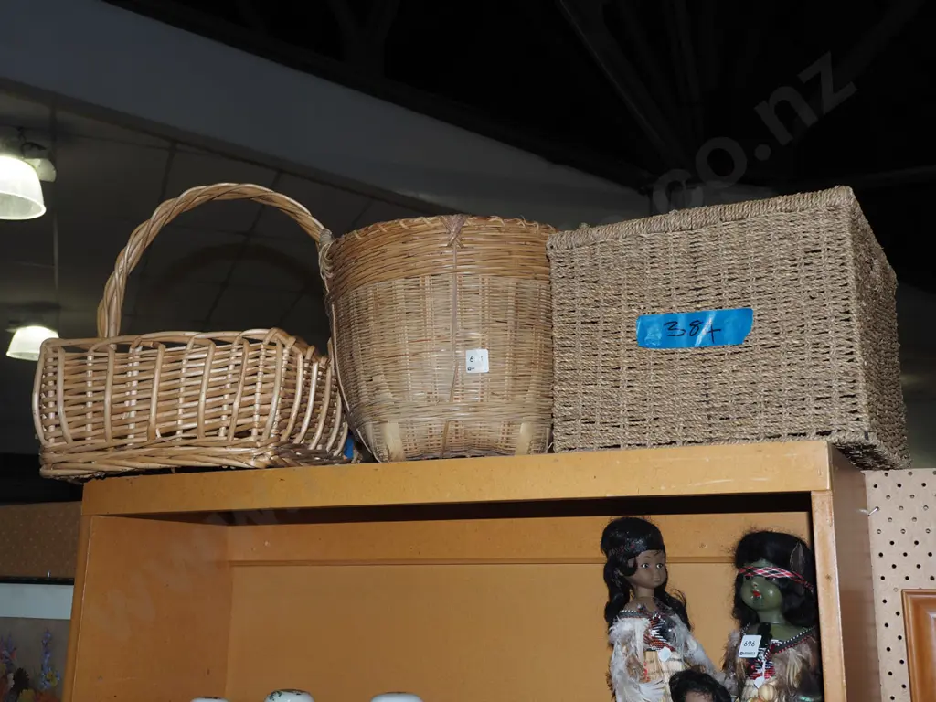 2x cane baskets Tallest H280 Image 1++