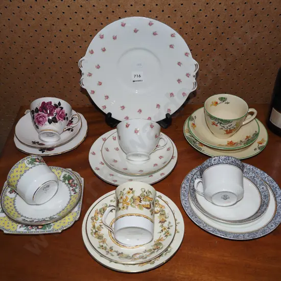 6x trios, plate