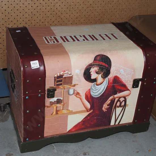 French themed vinyl storage box H370 W530 D360