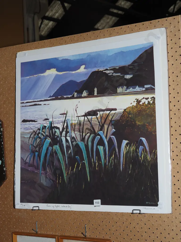 McCormack ltd edition print - Evening Light Island Bay Image 1++