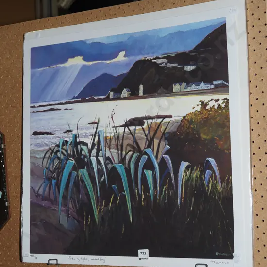 McCormack ltd edition print - Evening Light Island Bay