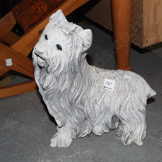 concrete dog figurine H320