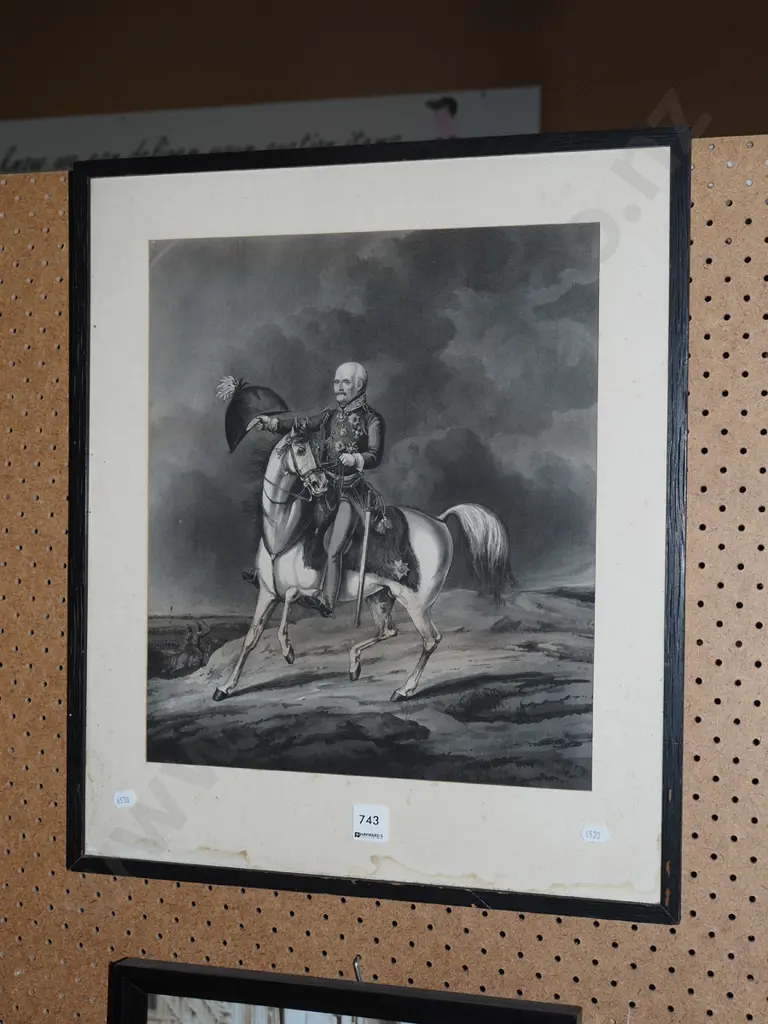 framed print - officer on horse Image 1++