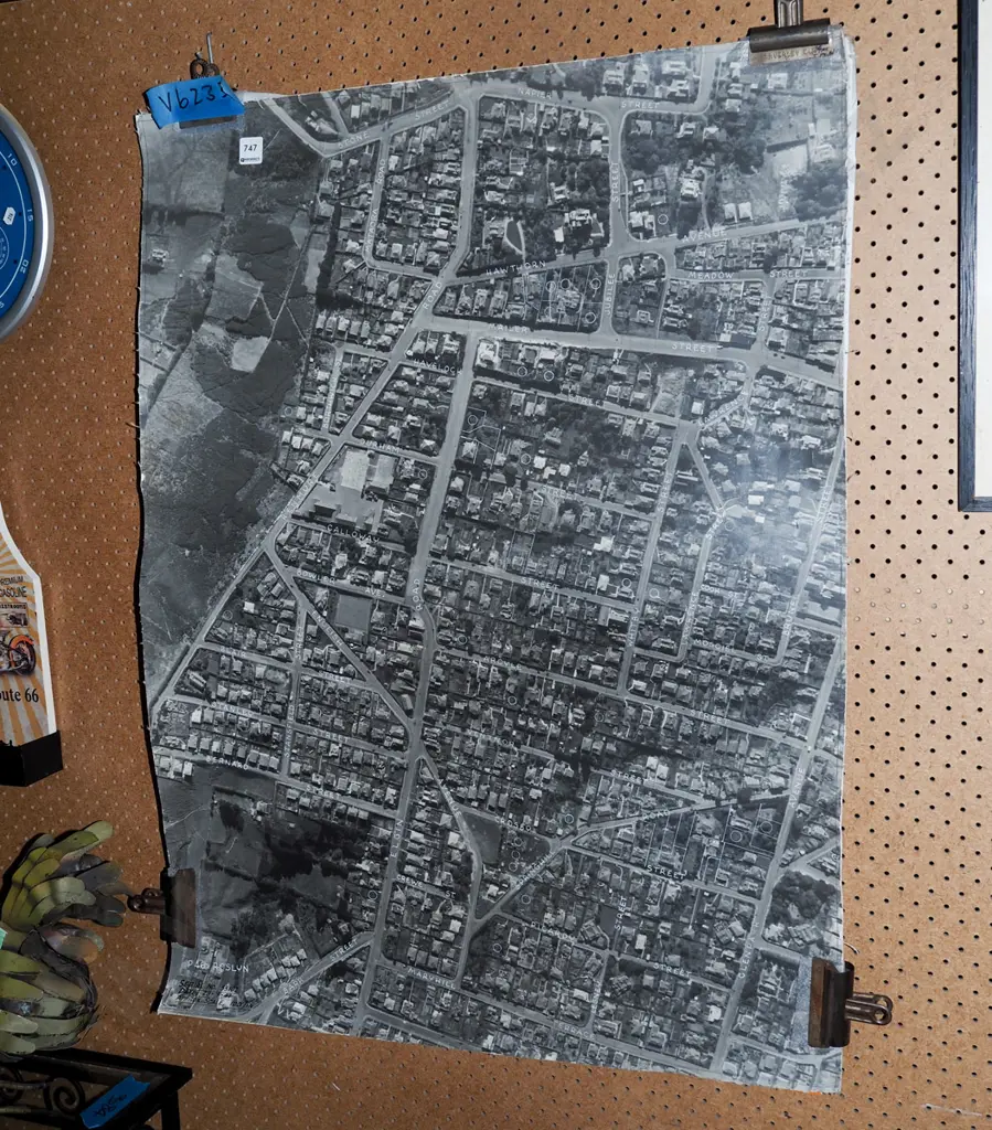 aerial photograph of Kenmure and Elgin Road  Image 1++