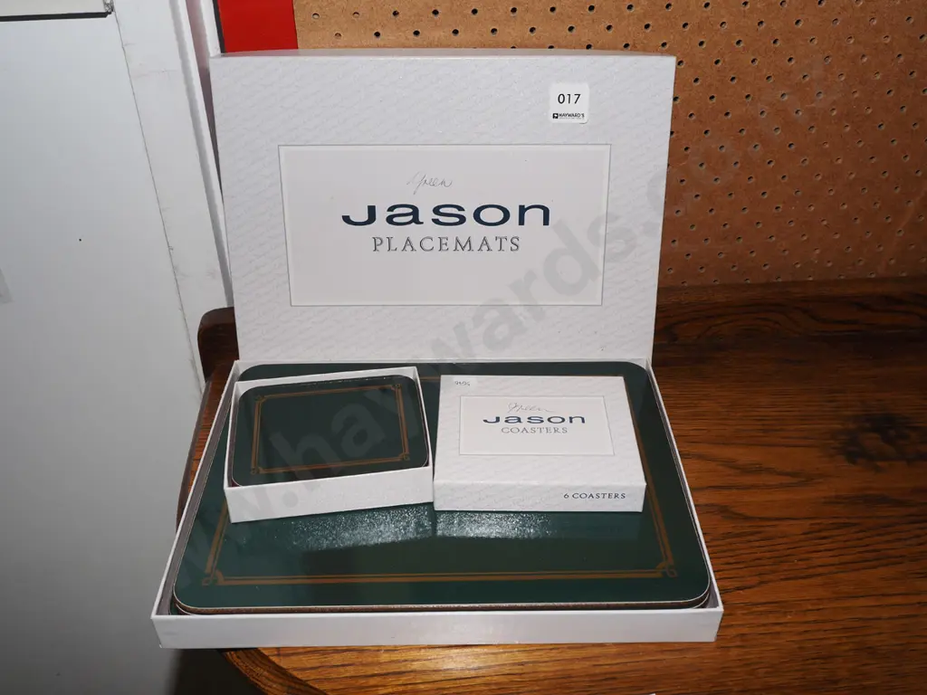Jasons green placemats and coasters Image 1++