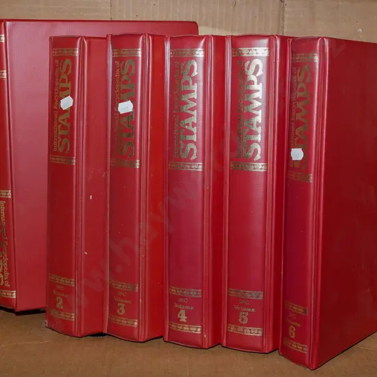 box; International Encyclopedia of Stamps