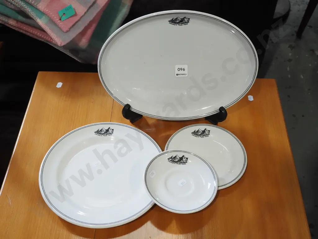 4x Dansey's Pass Hotel Burslem plates Image 1++