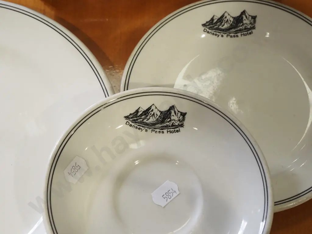 4x Dansey's Pass Hotel Burslem plates Image 1++