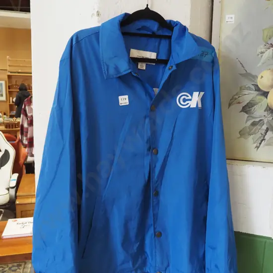 blue men's jacket - size medium