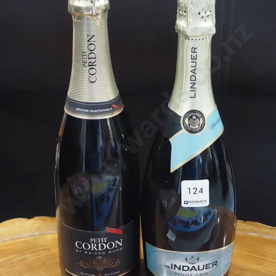 Petit Cordon sparkling wine, Lindauer sparkling pinot gris