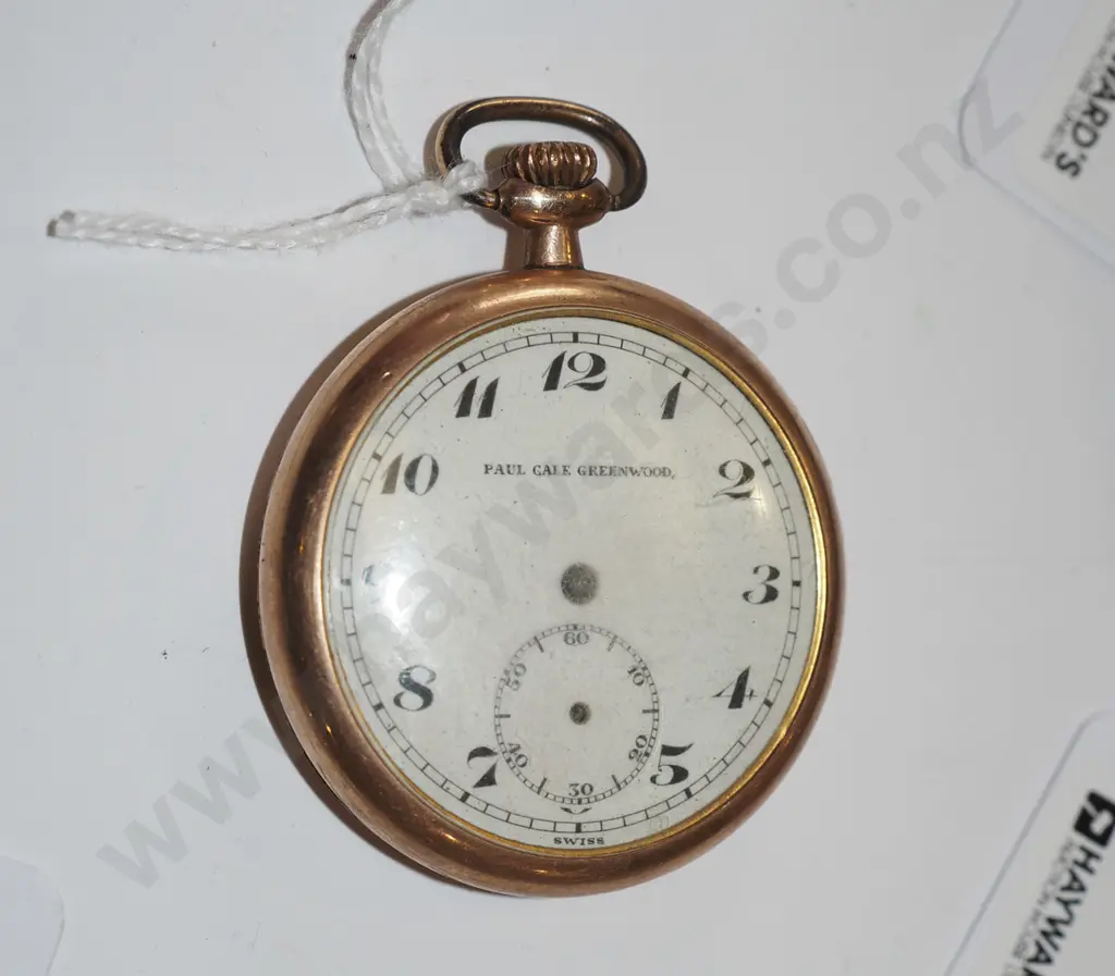Paul Gale Greenwood pocket watch Image 1++