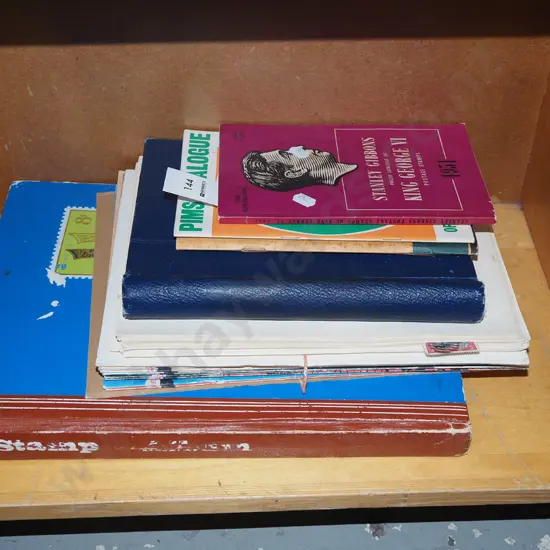 stamp albums & various publications