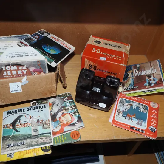 vintage Viewmaster & cartridges
