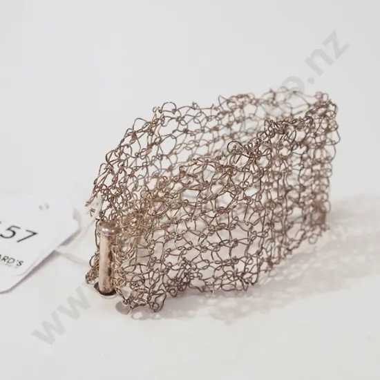 sterling silver mesh bracelet 12gms