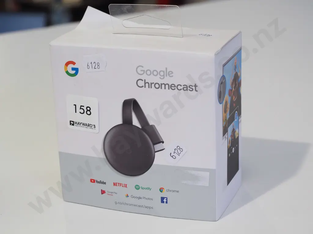 boxed Google chrome cast Image 1++