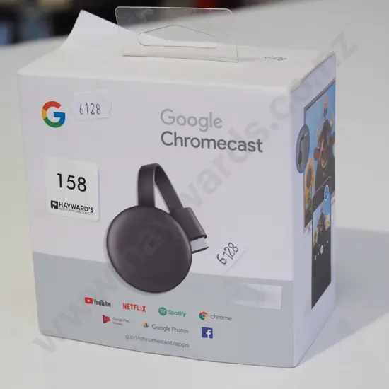 boxed Google chrome cast