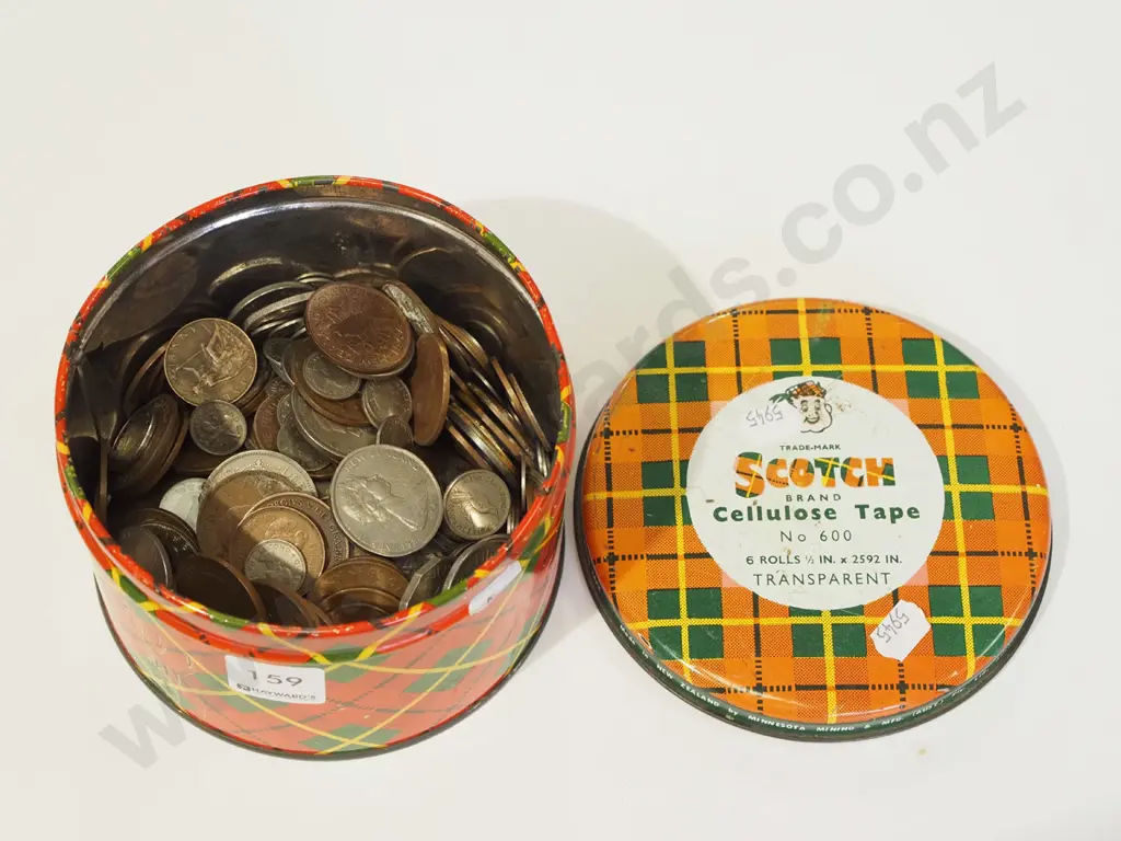 tin of coins Image 1++