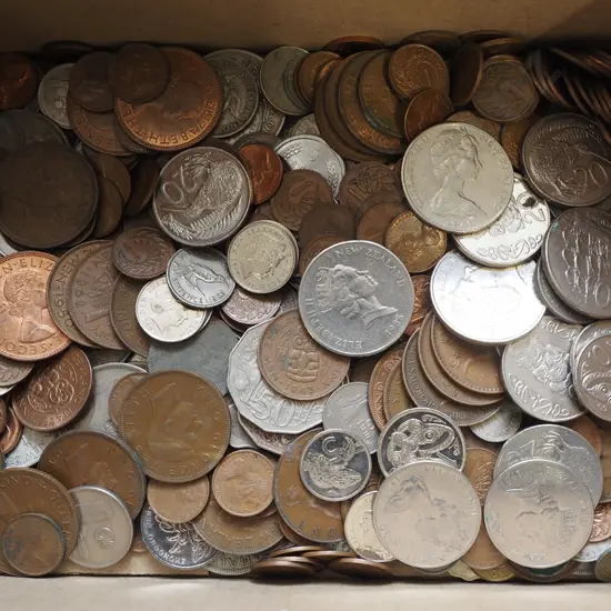 box of coins