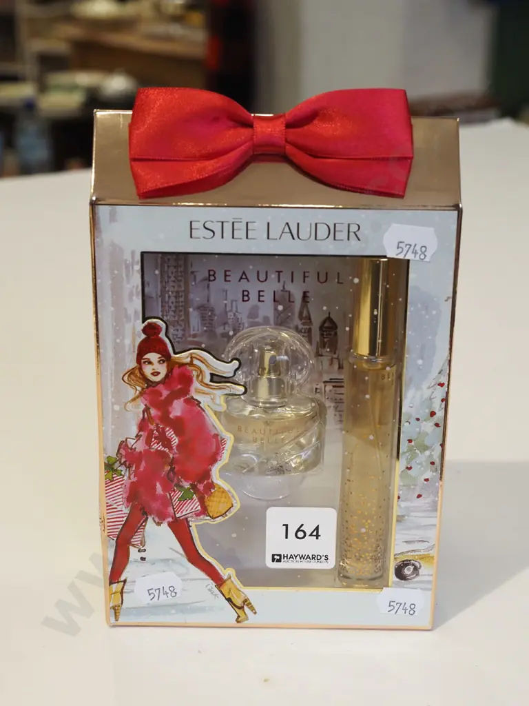 boxed Estee Lauder Beautiful Belle To Go miniature perfumes Image 1++