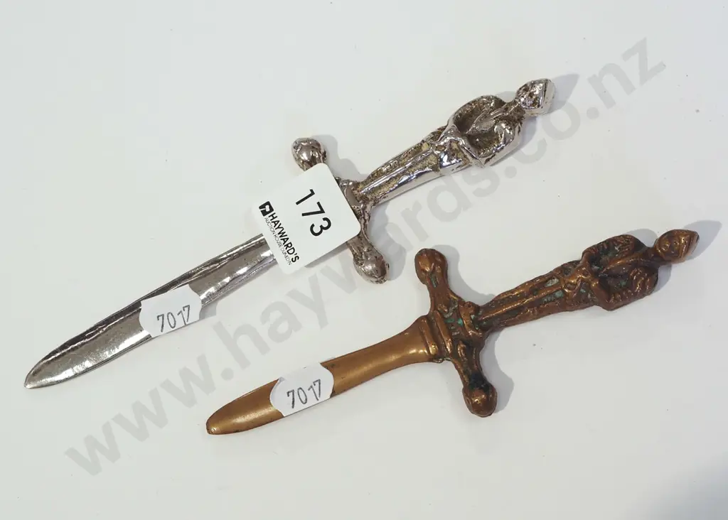 2x sword themed letter openers Image 1++
