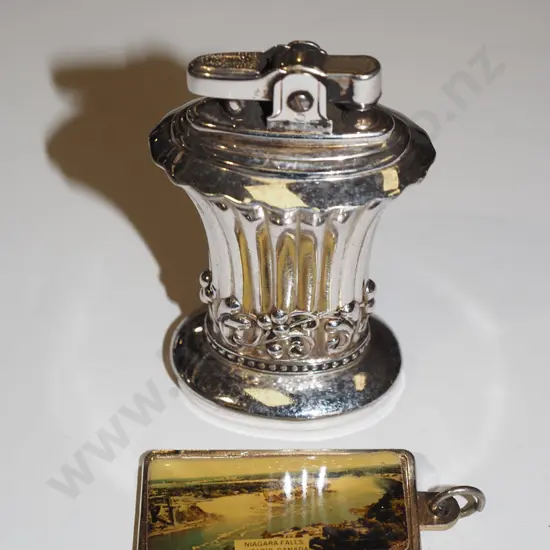 Ronson cigarette lighter & a Don’t Drink and Drive key ring
