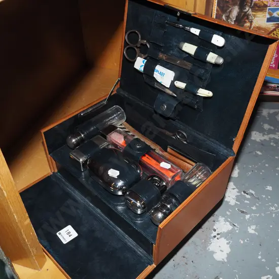 vintage mens toiletry travel case