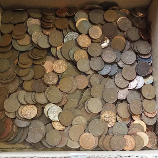 box of coins