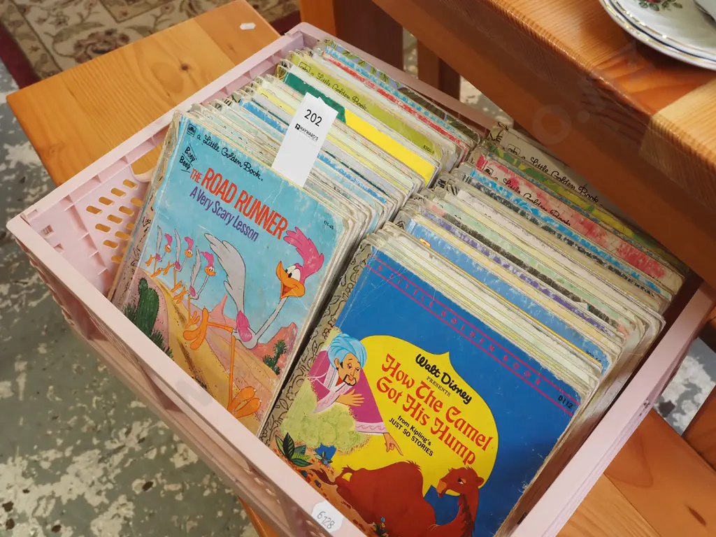 crate of various Golden books Image 1++