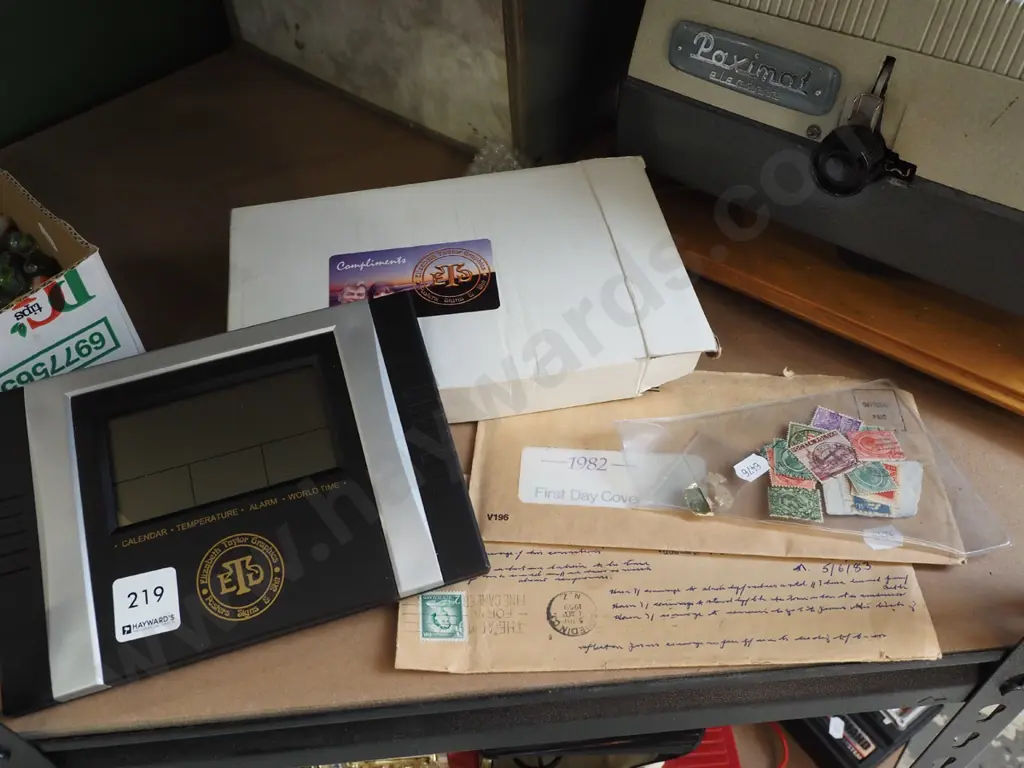 digital clock, stamps Image 1++