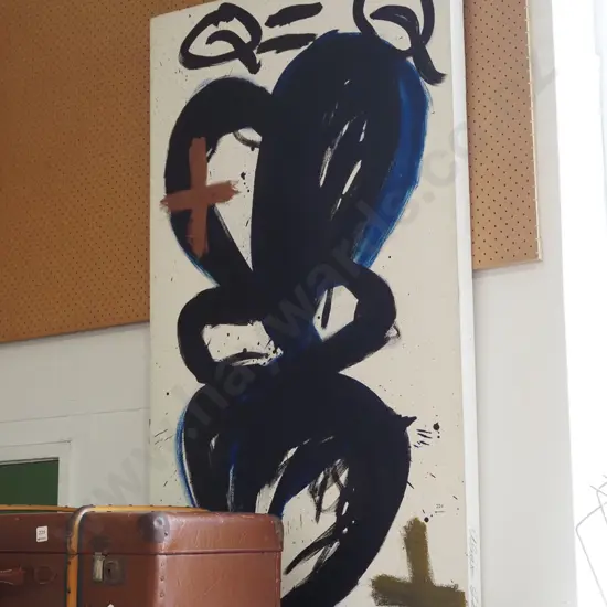 large oil on canvas - abstract H1400 D800