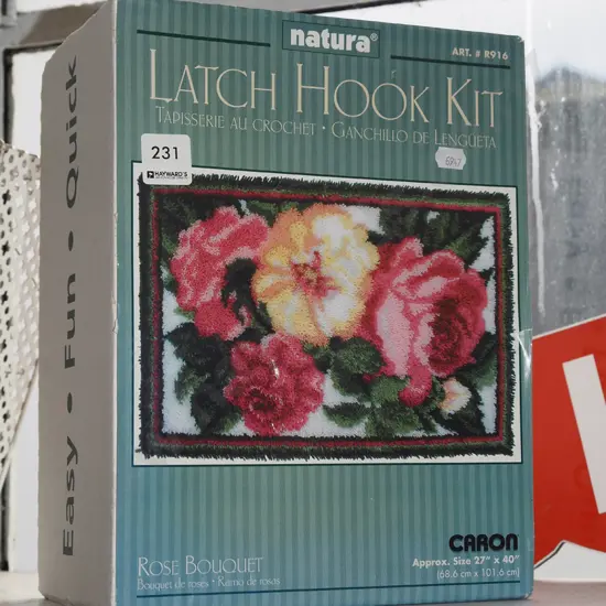 boxed latch hook kit