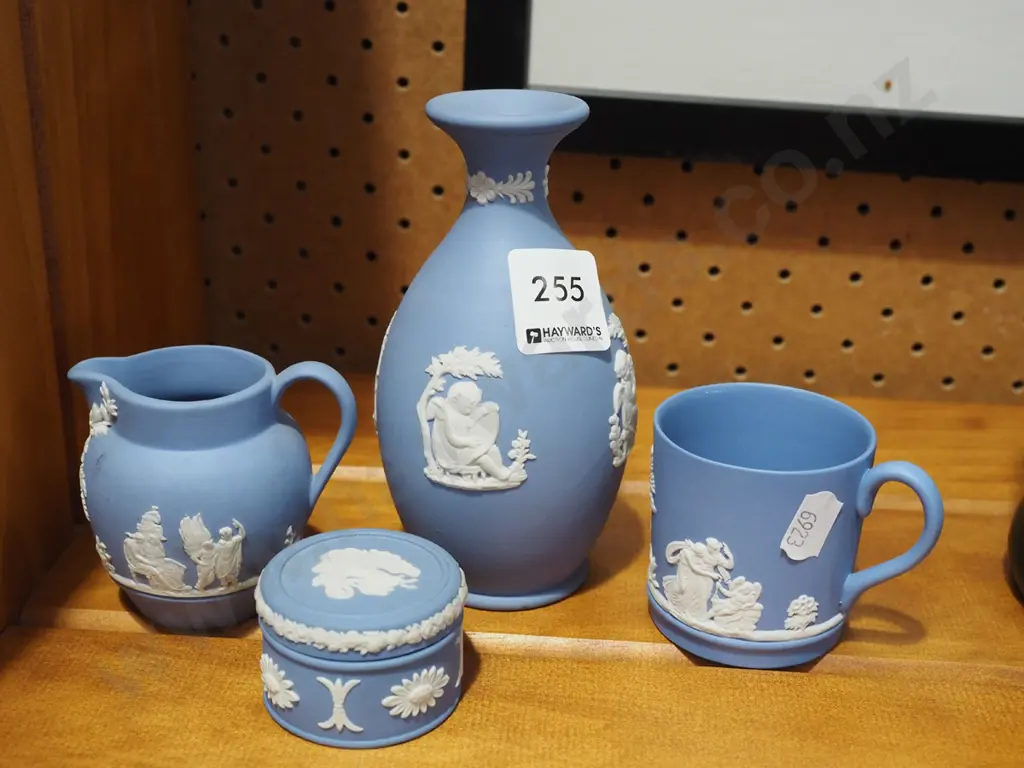 jasper ware vase, demi tasse cup etc  Image 1++
