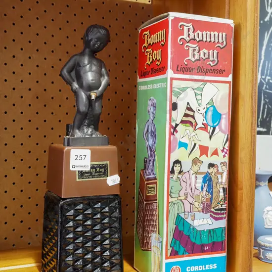 novelty Bonny Boy liquor dispenser