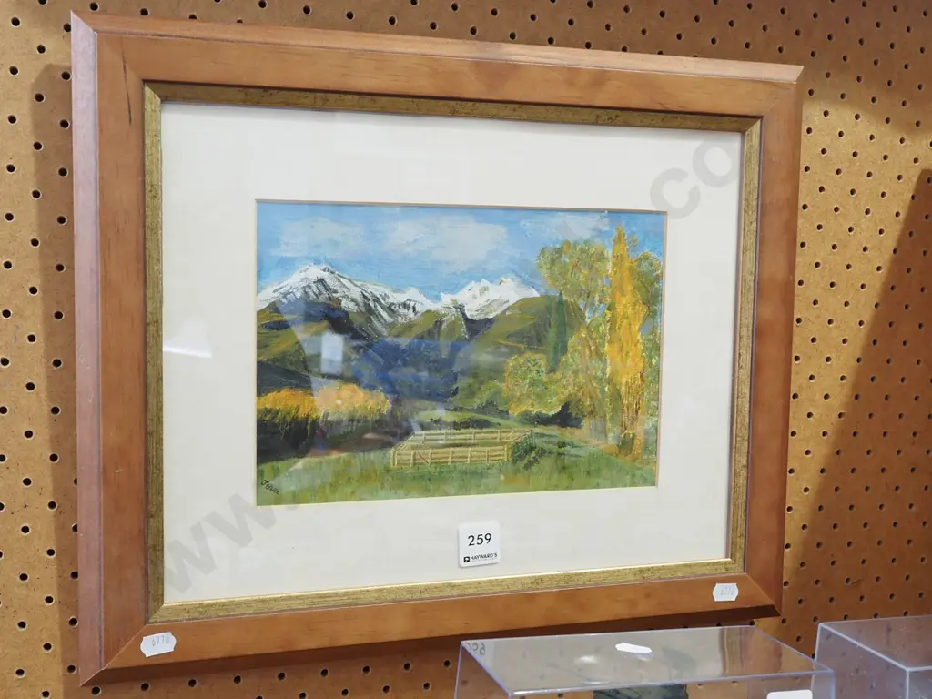 J Bull framed oil - landscape  Image 1++