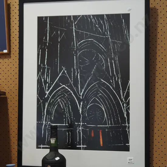 framed poster print -cathedral