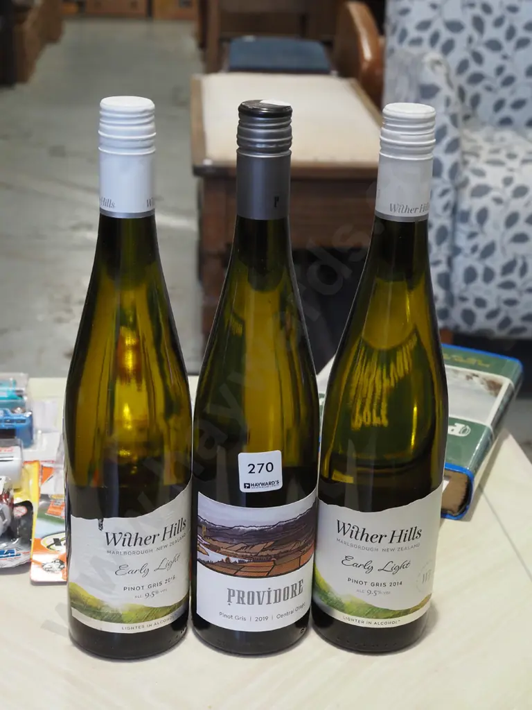 2x Wither Hills pinot gris 2014, providore pinot gris 2019 Image 1++