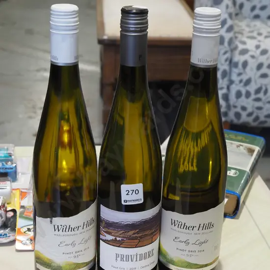 2x Wither Hills pinot gris 2014, providore pinot gris 2019