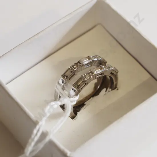 sterling silver enhancer ring 6gms