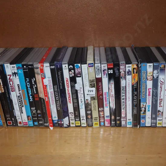 bay of DVDs