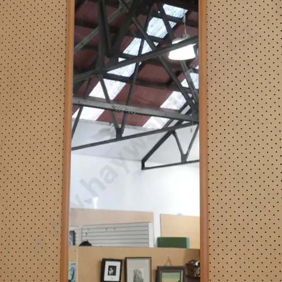 wood framed wall mirror H1225
