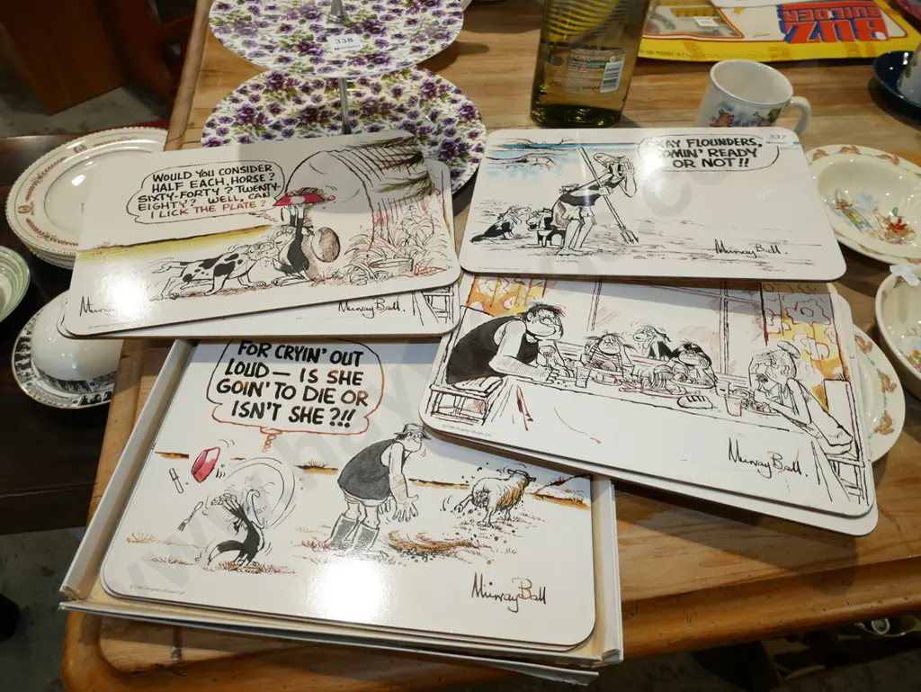 Footrot Flats placemats Image 1++