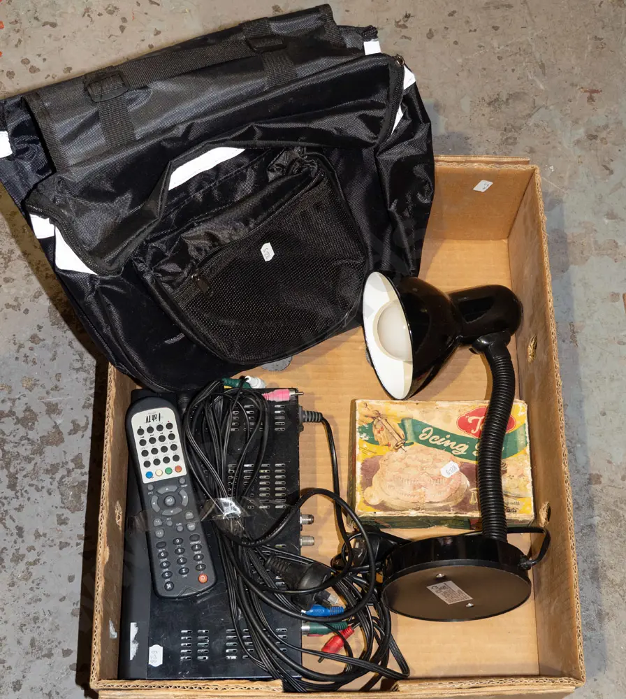 box; table lamp, icing set, freeview box etc Image 1++
