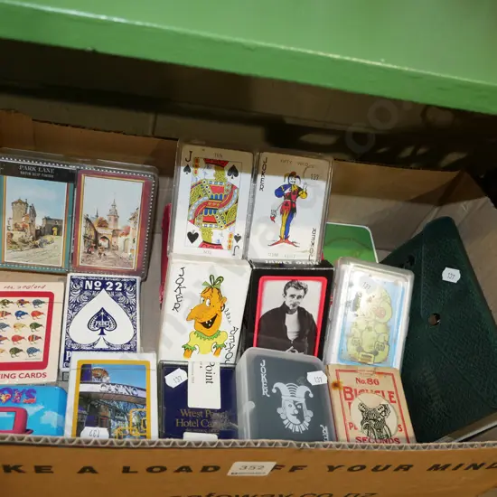 assorted playing cards