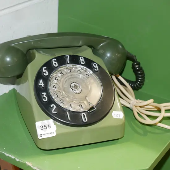 plastic dial telephone